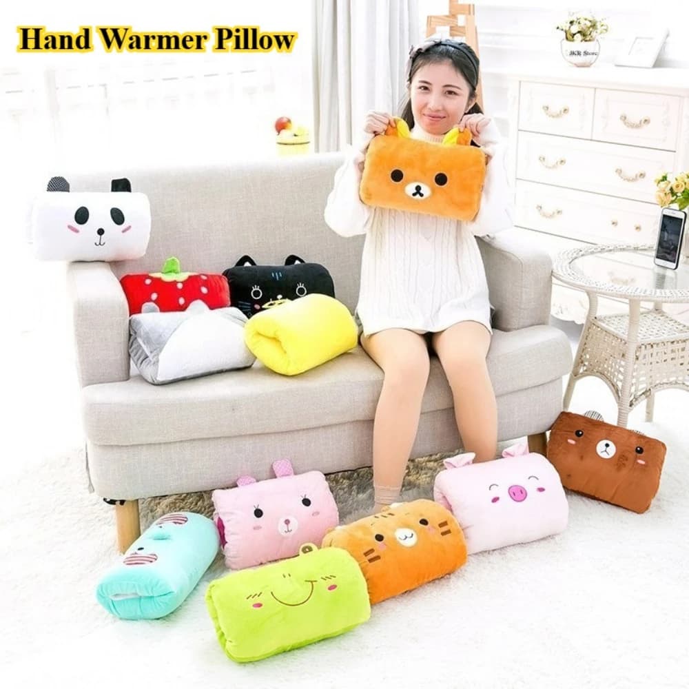 Hand Warming Gloves Pillow Nap Pillow Cushion Sleeping Pillows Plush Toys Children's Day Gifts Travel Essentials Home Textile image